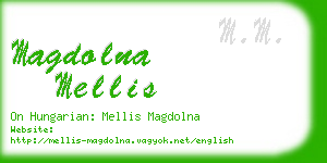 magdolna mellis business card